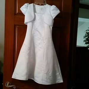 White communion dress/ Flower girl dress